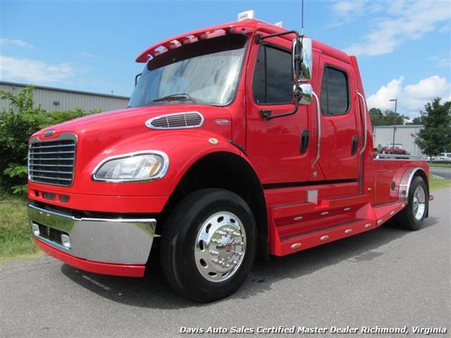 2008 Freightliner M2 106 Sports Chassis Crew Cab Flat Bed  Pickup Truck