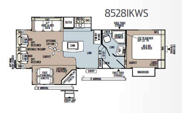 2013 Forest River Rv Flagstaff Classic Super Lite 8528IKWS