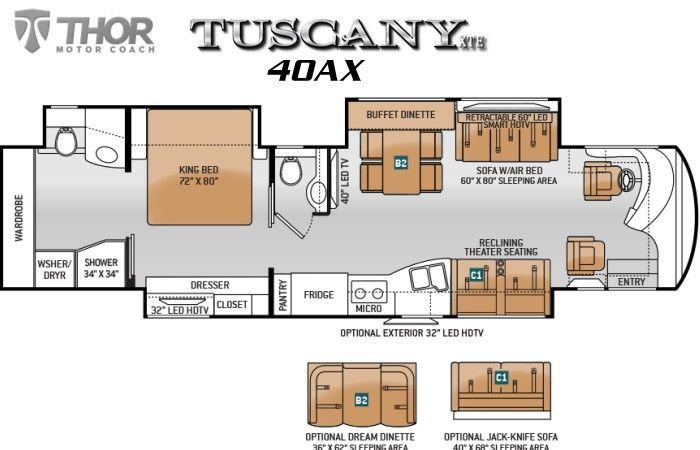 2016 Thor Tuscany 40AX XTE
