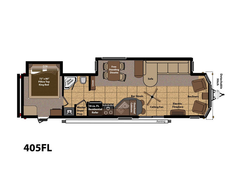 2014 Keystone Rv Residence 405FL