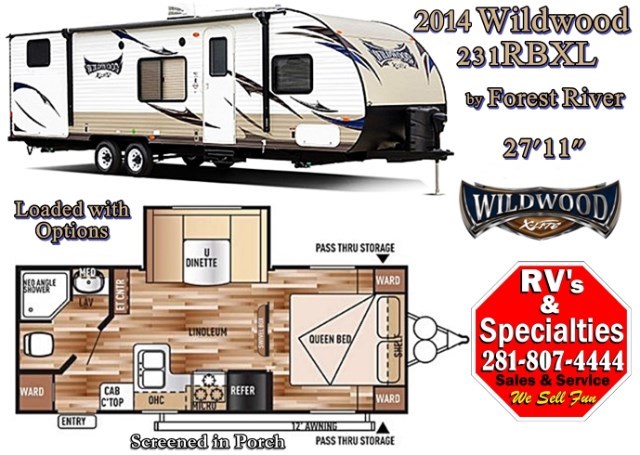 2014 Forest River Wildwood 231RBXL