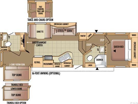 2010 Jayco Eagle RV Super Lite 30.5DBSA