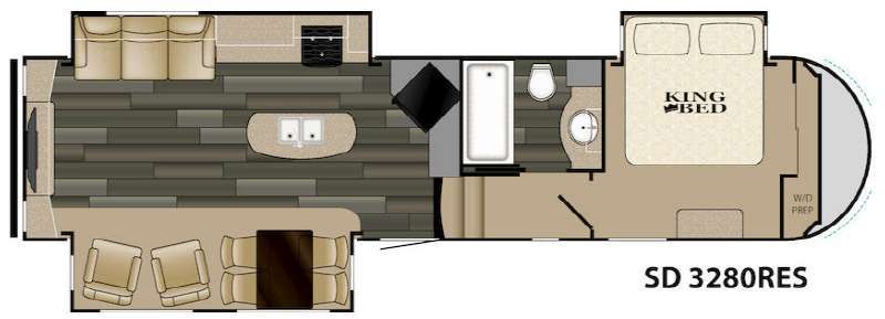 2017 Forest River Rv Cherokee Grey Wolf 26DBH