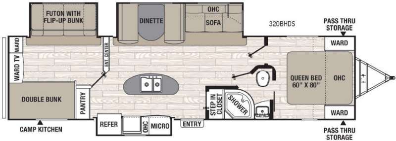 2017 Coachmen Rv Freedom Express Liberty Edition 320BHDS