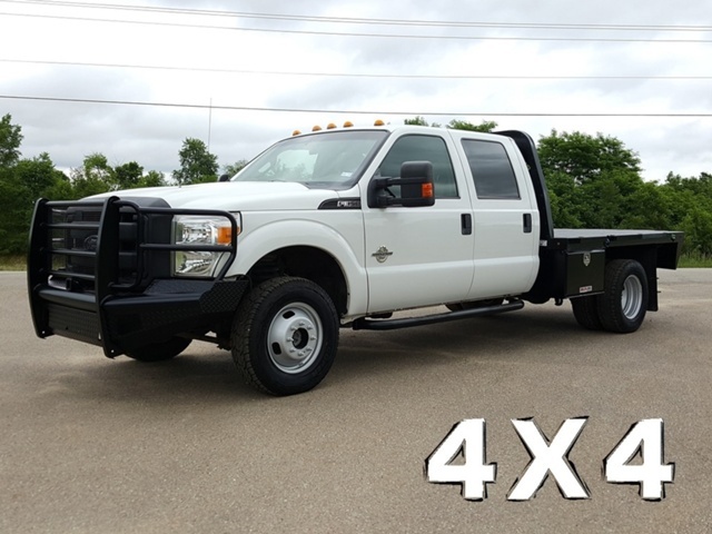 2012 Ford F350 4x4  Flatbed Truck