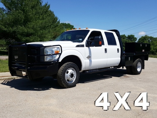 2011 Ford F350 4x4  Flatbed Truck