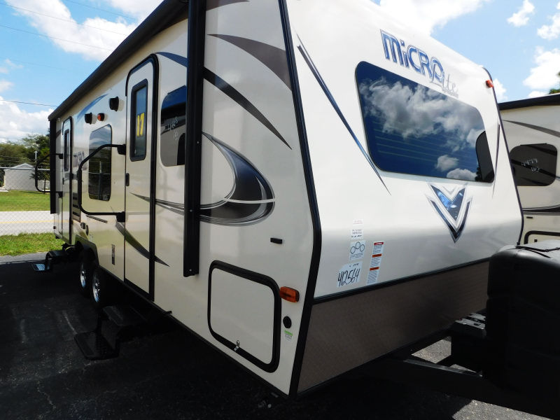2017 Forest River MICRO LITE 25DKS SLIDE DUAL PANE WINDOWS QUEEN BED