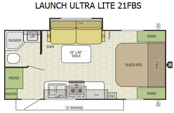 2017 Starcraft Launch Ultra Lite 21FBS