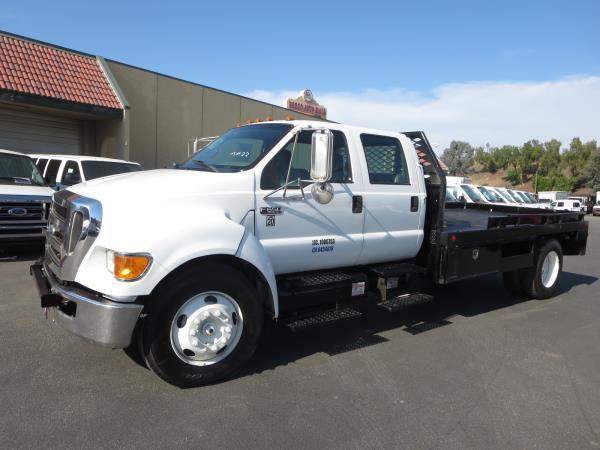 2009 Ford F650 Dsl  Flatbed Truck
