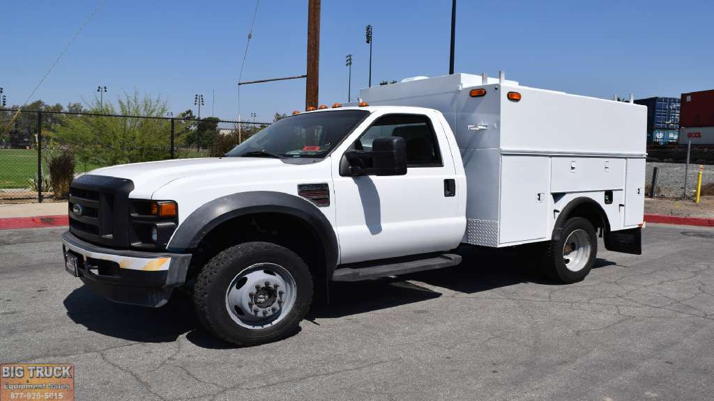 2008 Ford F450 4x4 9' Enclosed Utility Truck  Utility Truck - Service Truck