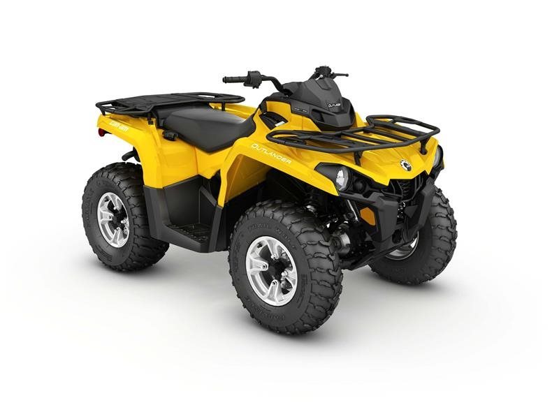 2017 Can-Am Outlander DPS 450 Yellow