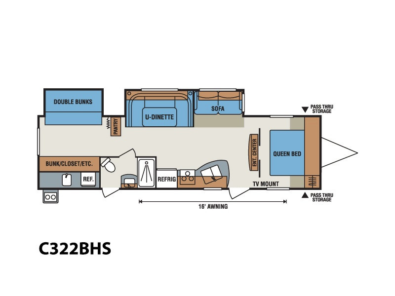 2017 Kz Rv Spree  Connect C312BHK