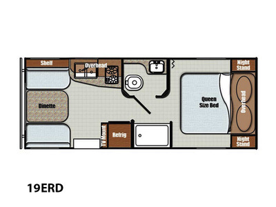 2017 Gulf Stream Vintage Cruiser 19ERD