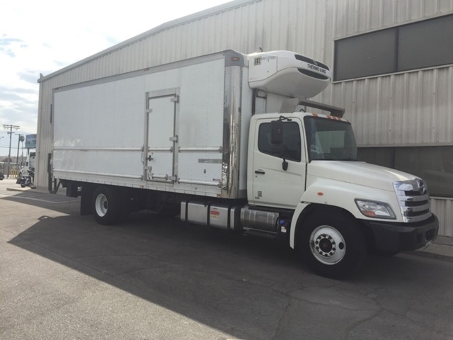 2012 Hino 268a  Refrigerated Truck