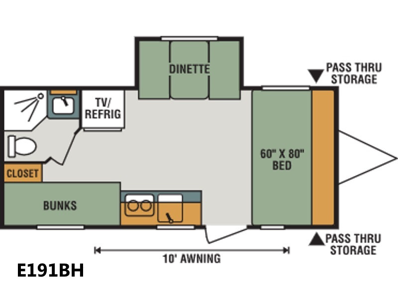 2017 Kz Rv Escape  E191BH