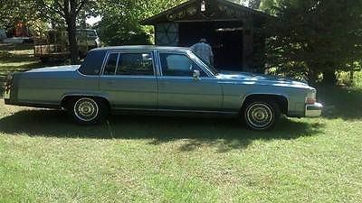 Cadillac : Brougham Blue  87 cadillac good condition one owner 88 k miles