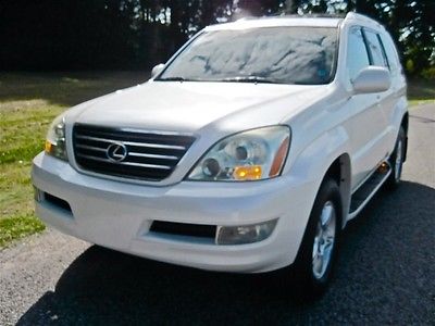 Lexus : GX Base Sport Utility 4-Door 2007 gx 470 v 8 4 x 4 3 rd row leather loaded dvd nav moonroof heated seats pearl