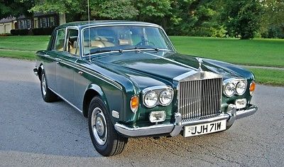Rolls-Royce : Silver Shadow Sedan 1974 rolls royce silver shadow lhd highlands green with ambla headliner
