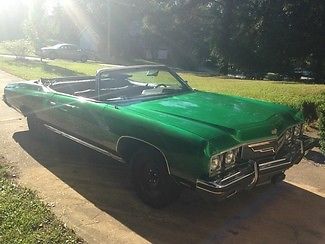 Chevrolet : Caprice Convertible 1973 chevy caprice convertible fully restored top to front 383 v 8 3500 miles