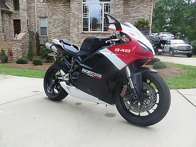 Ducati : Superbike Ducati Superbike, flat black/red 848 evo with 13k miles. Priced Cheap at $6700!!