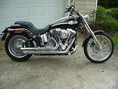 Harley-Davidson : Softail 2003 anniversary harley davidson softail deuce model fsxtdi low miles