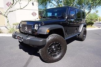 Jeep : Wrangler Rubicon Unlimited 09 jeep wrangler 4 wd custom 1 of a kind only 46 k navigation hardtop off road wow