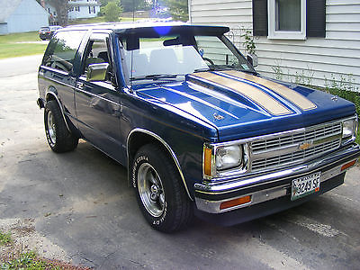 Chevrolet : Blazer Base Sport Utility 2-Door super clean 1987 Chevy s10 Blazer 2wd 2 door with sbc 355!!