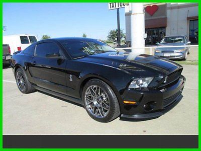 Ford : Mustang Shelby GT500, NAV, SVT PERF, LEATHER RECARO, CPO 2012 ford mustang shelby gt 500 nav svt performance leather recaro seats cpo