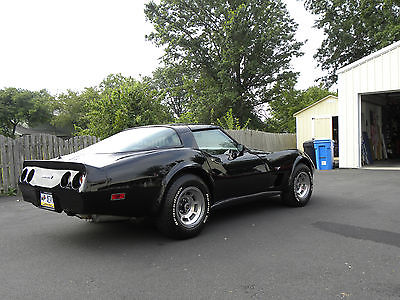 Chevrolet : Corvette L82 1979 corvette l 82 auto black on black