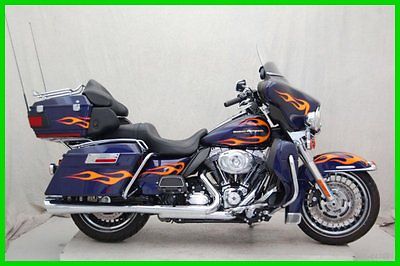 Harley-Davidson : Touring 2012 harley davidson ultra limited flhtk 103 c i purple w flames used 14503 a