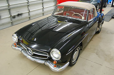 Mercedes-Benz : SL-Class CV 1957 mercedes benz 190 sl original 040 g black solex carbs numbers matching