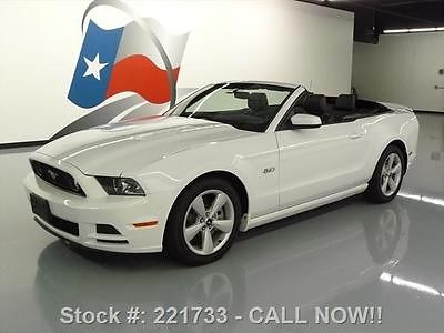 Ford : Mustang 5.0L V8 SFI 2014 ford mustang gt premium convertible 5.0 leather 6 k texas direct auto