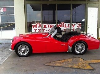 Triumph : Other 2 Door Roadster 1962 triumph tr 3 b 2 door roadster loaded overdrive transmission drives well