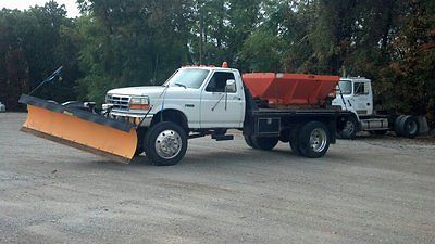 Ford : F-350 4-door 1992 f 350 super duty 7.3 diesel snow plow