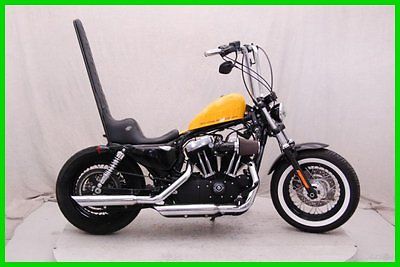 Harley-Davidson : Sportster 2012 harley davidson xl 1200 x used forty eight yellow chrome p 12735