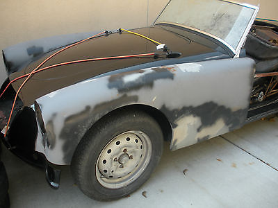 MG : MGA Roadster 1960 mga roadster restoration ready rolling chassis all components needed