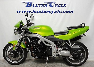 Triumph : Speed Triple 2003 triumph speed triple 955 roulette green bug eyes mission impossible