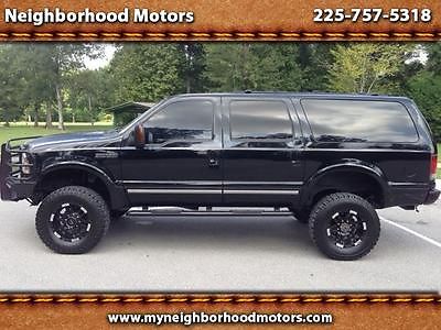 Ford : Excursion LIMITED 4X4 DIESEL 2005 ford excursion limited 4 x 4 diesel 4 wd lifted it s got the look one owner