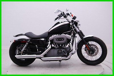 Harley-Davidson : Sportster 2009 harley davidson sportster xl 1200 n used 14949 a black denim and silver denim