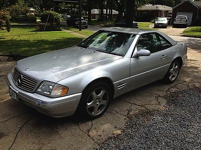 Mercedes-Benz : SL-Class Roadster HardTop/Convertable COLLECTABLE V12 1999 mercedes benz sl 600 roadster silver mint low miles collectable v 12
