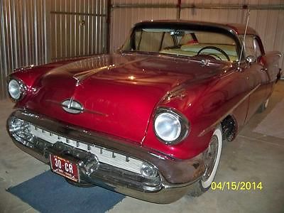 Oldsmobile : Eighty-Eight NA 1957 olds 88 2 nd owner 271 cu v 8 modified for unleaded fuel 96 800 original mile