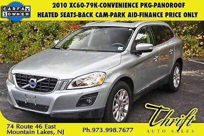 Volvo : XC60 3.0T 2010 xc 60 79 k convenience pkg panoroof heated seats back cam finance price only