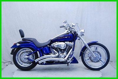 Harley-Davidson : Softail 2004 harley davidson fxstdse 2 screamin eagle deuce used cobalt blue black p 12715