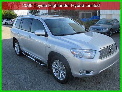 Toyota : Highlander Limited 2008 limited used 3.3 l v 6 4 wd suv 1 owner clean carfax navigation dvd 3 rd row