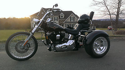 Harley-Davidson : Softail 1990 harley davidson fxsts with frankenstein trike kit