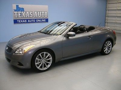 Infiniti : G G 37 SPORT WE FINANCE!!  2010 INFINITI G37 S CONVERTIBLE NAV HEATED LEATHER BOS TEXAS AUTO