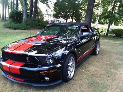 Ford : Mustang Shelby Convertible 2-Door 2008 shelby gt 500 convertable
