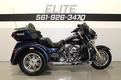 Harley-Davidson : Touring 2014 harley electra glide ultra trike flhtcutg video 449 a month low miles