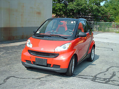 Smart : Passion Convertible PASSION 2008 smart passion cabriolet 42 k miles red red interior black top runs great