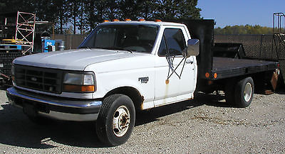 Ford : F-350 Base Standard Cab Pickup 2-Door 1996 ford f 350 diesel dualy with flat bed